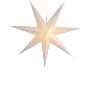 Adventsstjärna Dot Vit