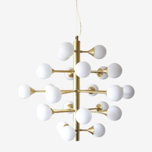 Aneta Lighting – Taklampa COSMOS – Mässing – Takpendlar – Från Homeroom