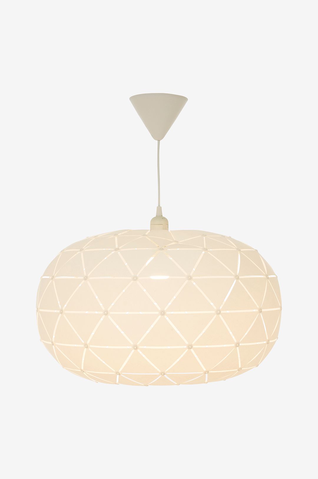 Aneta Lighting – Taklampa Lattice 50cm – Vit – Takpendlar – Från Homeroom