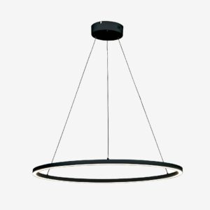 Aneta Lighting – Taklampa Oda rund – Svart – Takpendlar – Från Homeroom