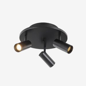 Aneta Lighting – Takspotlight Concord 3-ljus – Svart – Spotlights – Från Homeroom