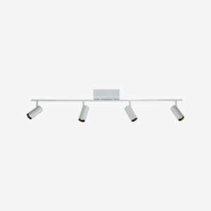 Aneta Lighting – Takspotlight Concord 4-ljus – Vit – Spotlights – Från Homeroom