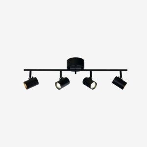 Aneta Lighting – Takspotlight Hugin rör – Svart – Spotlights – Från Homeroom