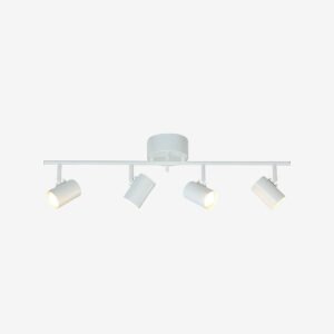 Aneta Lighting – Takspotlight Hugin rör – Vit – Spotlights – Från Homeroom
