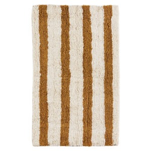 BADRUMSMATTA 50×80 Senapsgul/Offwhite