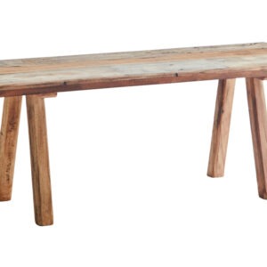 BÄNK Återvunnet Trä 125 Natur