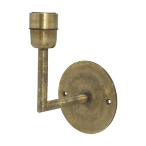 BASE Vägglampa Beaten Gold H22