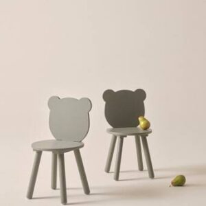 BEARY barnstol 2-pack Grön