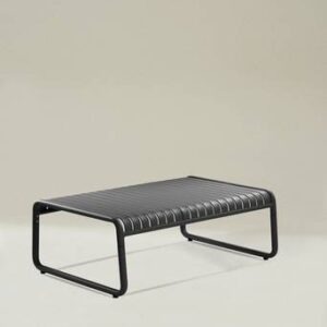 BELLEVILLE soffbord 79×122 cm Svart