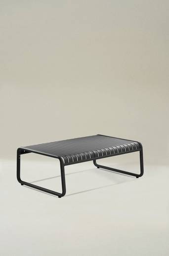 BELLEVILLE soffbord 79×122 cm Svart