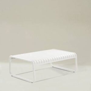 BELLEVILLE soffbord 79×122 cm Vit