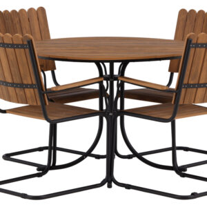 BEPPE Matgrupp Svart/Natur