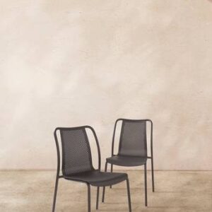 BIARRITZ utestol 2-pack Svart