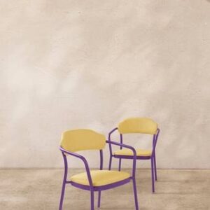 BIDART utestol 2-pack Lila