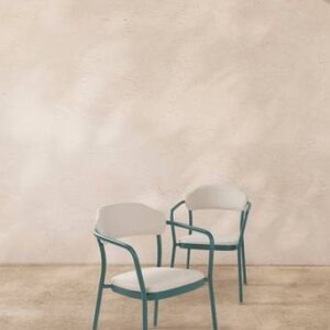 BIDART utestol 2-pack Mörkgrön