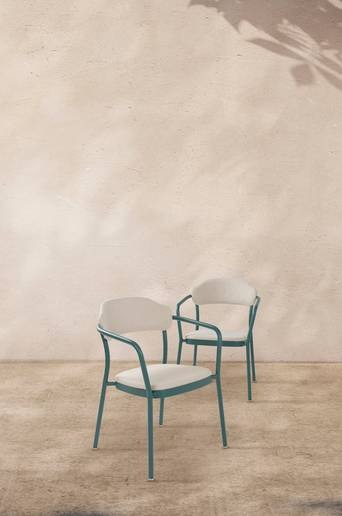 BIDART utestol 2-pack Mörkgrön