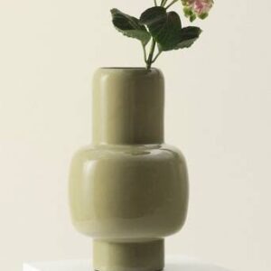 BIRK dekorationsvas Gröngul