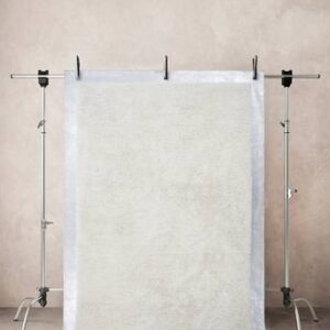 BOB ullmatta 170×240 cm Naturvit/silver