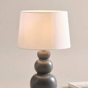 BOBBY RAY bordslampa Grå/vit