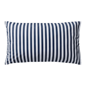 BOEL örngott 90×50 cm – ekologisk Marinblå/vit