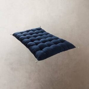 BOHO sittdyna 75×115 cm Mörkblå