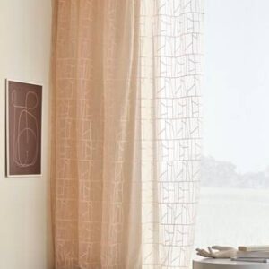 BOJAGI multifunktionsgardin 1 längd Aprikosrosa