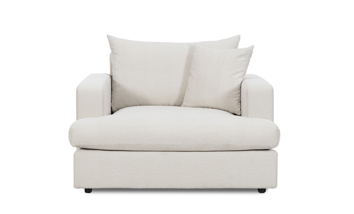 BOLNUEVO Fåtölj Offwhite