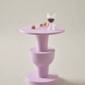 BRANFORD sidobord ø 41 cm Lila