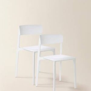 BRANTEVIK stol 2-pack Vit