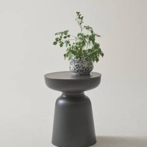 BRANTFORD sidobord ø 41 cm Mörkgrå