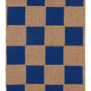 BRICKET dörrmatta 60×90 cm Blå/natur