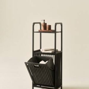 BRILLIANT tvättkorg Svart