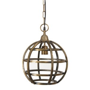 BRISTOL Taklampa Råmässing 30