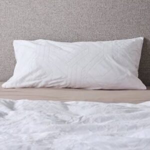 BRYONA örngott 90×50 cm Vit/beige