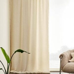 BUBBLY multifuktionsgardin – 1 längd Naturvit