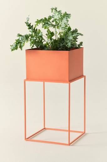 BYRON kruka med ställning 32×32 cm Orange