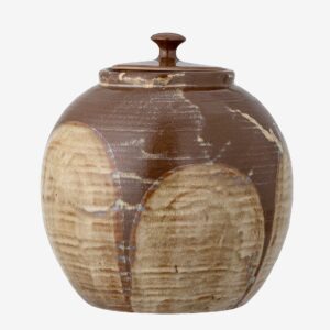 Bloomingville – Burk med lock Nasib – Brun – Krukor & vaser – Från Homeroom