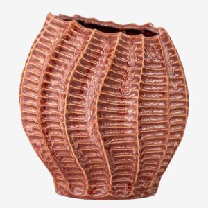 Bloomingville – Callon Vas – Röd – Krukor & vaser – Från Homeroom