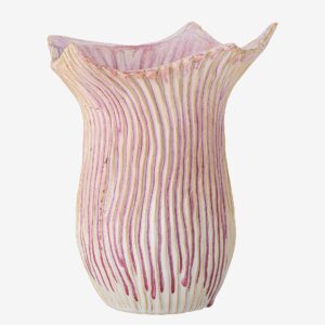 Bloomingville – Floral Vas – Röd – Krukor & vaser – Från Homeroom