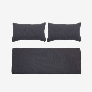 Bloomingville – Kuddfodral Mundo, set om 3 – Grå – Prydnadskuddar & kuddfodral – Från Homeroom