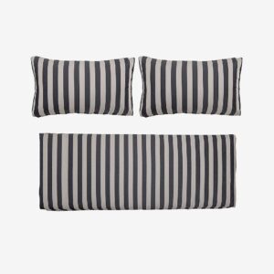 Bloomingville – Kuddfodral Mundo, set om 3 – Svart – Prydnadskuddar & kuddfodral – Från Homeroom