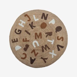 Bloomingville MINI – Jutematta Dinne – Brun – Barnmattor – Från Homeroom