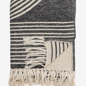 Bloomingville – Pläd Anek – Svart – Filtar & plädar – Från Homeroom