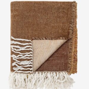 Bloomingville – Pläd Ara – Brun – Filtar & plädar – Från Homeroom