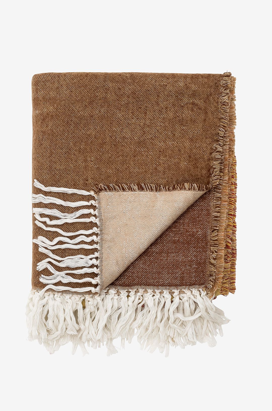 Bloomingville – Pläd Ara – Brun – Filtar & plädar – Från Homeroom