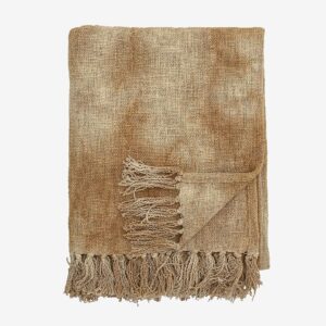 Bloomingville – Pläd Thelma – Gul – Filtar & plädar – Från Homeroom