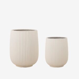 Bloomingville – Selva Blomkruka – Vit – Krukor & vaser – Från Homeroom