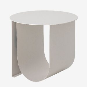 Bloomingville – Sidobord Cher, Diameter 43 cm. – Grå – Småbord – Från Homeroom