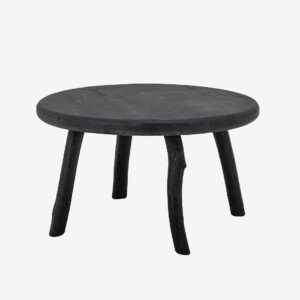 Bloomingville – Soffbord Milos, Ø 70 cm – Svart – Soffbord – Från Homeroom