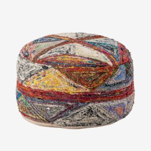 Bloomingville – Torano Sittpuff – Flerfärgad – Fotpallar & puffar – Från Homeroom